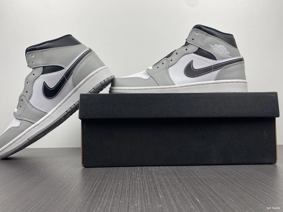 Jordan Smoke 1 Grey 554724-078 Air Mid Light 1115